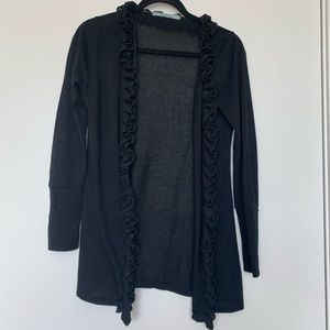 Karlie Long Ruffle Cardigan